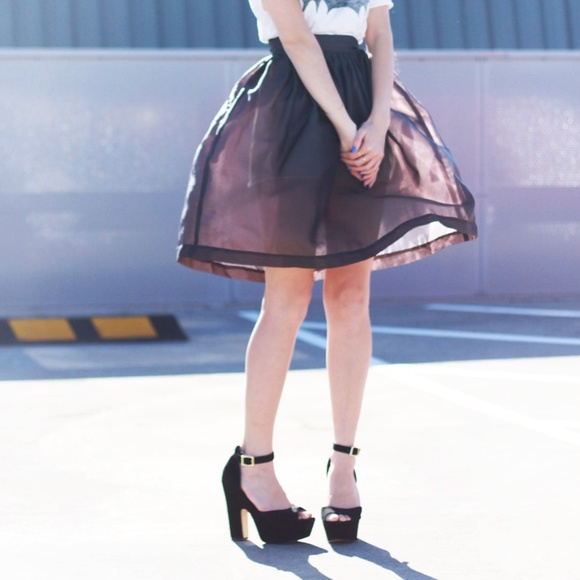 Steve Madden 5.5 Black Suede Leather GRETTTA Ankle-wrap Platform Sandals - Picture 4 of 10